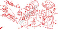 FILTRE A AIR pour Honda FOURTRAX 500 FOREMAN 4X4 Electric Shift, Power Steering de 2008