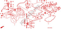 RESERVOIR A CARBURANT pour Honda FOURTRAX 500 FOREMAN 4X4 Electric Shift, Power Steering de 2009