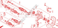 ARBRE DE ROUE  pour Honda FOURTRAX 500 FOREMAN 4X4 Power Steering de 2011