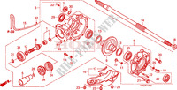 COUPLE CONIQUE pour Honda FOURTRAX 500 FOREMAN 4X4 Electric Shift, Power Steering de 2011