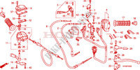 LEVIER DE GUIDON   CABLE   COMMODO pour Honda FOURTRAX 420 RANCHER 2X4 Electric Shift de 2008