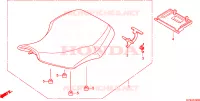 SELLE pour Honda FOURTRAX 420 RANCHER 2X4 BASE de 2011