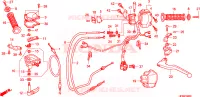 LEVIER DE GUIDON - CABLE - COMMODO Chassis 700 honda-moto FOURTRAX 2011 F__0200