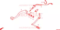 PEDALE pour Honda TRX 700 XX de 2011