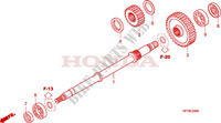 ARBRE DE SORTIE pour Honda FOURTRAX 420 RANCHER 4X4 AT de 2011