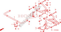 BRAS ARRIERE pour Honda FOURTRAX 420 RANCHER 4X4 AT de 2010