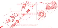 CARDAN pour Honda FOURTRAX 420 RANCHER AT PS RED de 2011