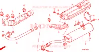 SILENCIEUX D'ECHAPPEMENT pour Honda FOURTRAX 420 RANCHER AT PS RED de 2011