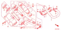 SILENCIEUX D'ECHAPPEMENT pour Honda CRF 450 R de 2010