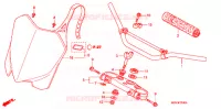 GUIDON   TE DE FOURCHE pour Honda CRF 450 R de 2010