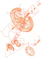 F08 pour Honda AMIGO 50 4 STROKE THE GRADUATE de 1973