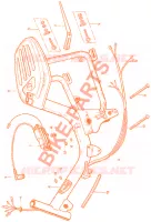 F09 pour Honda AMIGO 50 4 STROKE THE GRADUATE de 1973