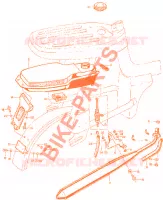 F06 pour Honda AMIGO 50 4 STROKE, rear cushions de 1976