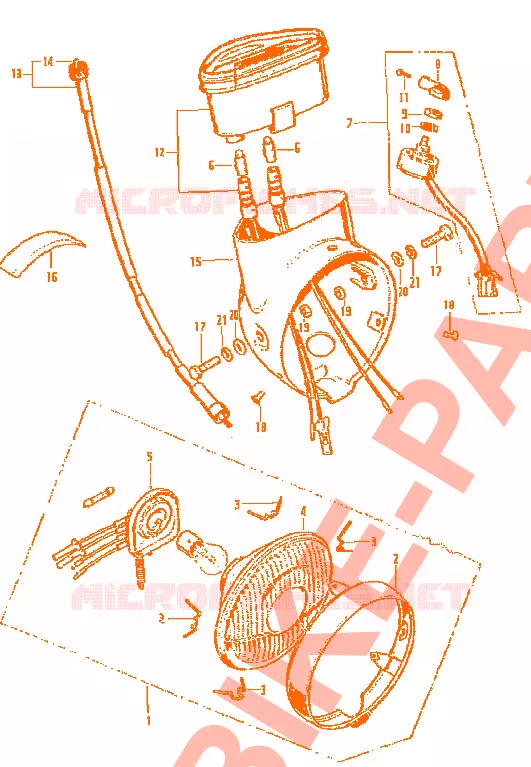 F13 Honda MOTO 70 DAX 1975  ST70K2