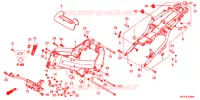 CADRE pour Honda CROSSRUNNER 800 de 2011