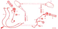 COMMODO   LEVIER   CABLE pour Honda CROSSRUNNER 800 de 2011