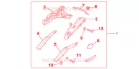 SUPPORTS VALISES pour Honda CROSSRUNNER 800 de 2011