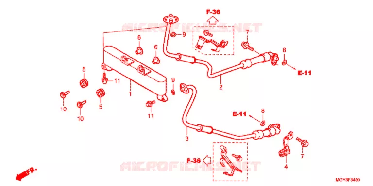 RADIATEUR D'HUILE Honda MOTO 800 CROSSRUNNER 2011  VFR800XB