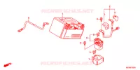 BATTERIE pour Honda DEAUVILLE 700 ABS de 2011