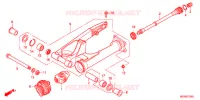 BRAS OSCILLANT pour Honda DEAUVILLE 700 ABS de 2011