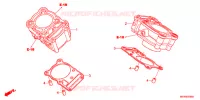 CYLINDRE pour Honda DEAUVILLE 700 ABS de 2011