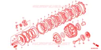 EMBRAYAGE pour Honda DEAUVILLE 700 ABS de 2011