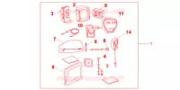 SUPPORT GPS pour Honda DEAUVILLE 700 ABS de 2011