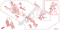 ETRIER DE FREIN AVANT DROIT pour Honda DEAUVILLE 700 ABS de 2012