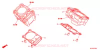 CYLINDRE pour Honda DEAUVILLE 700 ABS de 2011