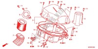 FILTRE A AIR pour Honda DEAUVILLE 700 ABS de 2012