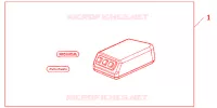 KIT AUDIO pour Honda DEAUVILLE 700 ABS de 2011