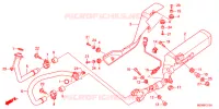 SILENCIEUX D'ECHAPPEMENT pour Honda DEAUVILLE 700 ABS de 2011