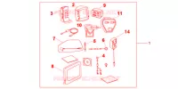 SUPPORT GPS pour Honda DEAUVILLE 700 ABS de 2011