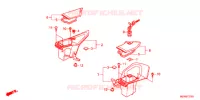 VIDE POCHE pour Honda DEAUVILLE 700 ABS de 2011