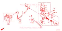 MAITRE CYLINDRE DE FREIN ARRIERE (FJS600A9 2KO/FJS600AB) pour Honda SILVER WING 600 ABS de 2014