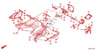 PROTEGE JAMBES (FJS600A9 2KO/FJS600AB/DB) pour Honda SILVER WING 600 ABS 2ED de 2012