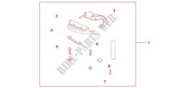COUVERCLE DE GUIDON pour Honda SILVER WING 600 ABS de 2011