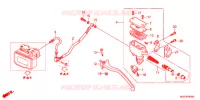 MAITRE CYLINDRE DE FREIN ARRIERE (FJS600A9 2KO/FJS600AB) pour Honda SILVER WING 600 ABS de 2013