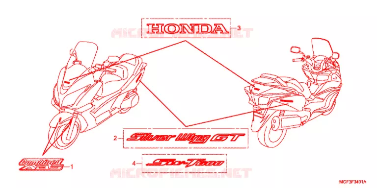 t (FJS600A9-2KO/FJS600AB/DB) Honda SCOOTER 600 SILVERWING 2013  FJS600AB
