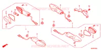 CLIGNOTANT pour Honda CB 150 INVICTA de 2011