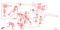 GUIDON   TE DE FOURCHE pour Honda CB 150 INVICTA de 2011