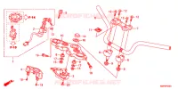 GUIDON   TE DE FOURCHE pour Honda CB 150 INVICTA de 2011