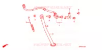 BEQUILLE pour Honda XRE 300 de 2010