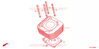 CYLINDRE pour Honda XRE 300 de 2010