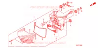 FEU ARRIERE pour Honda XRE 300 de 2010