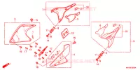OUIES DE RADIATEUR pour Honda XRE 300 de 2010