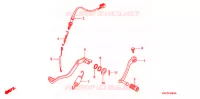 PEDALE pour Honda XRE 300 de 2010