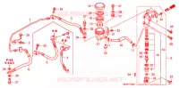 MAITRE CYLINDRE DE FREIN ARRIERE pour Honda CB 1000 R de 2012