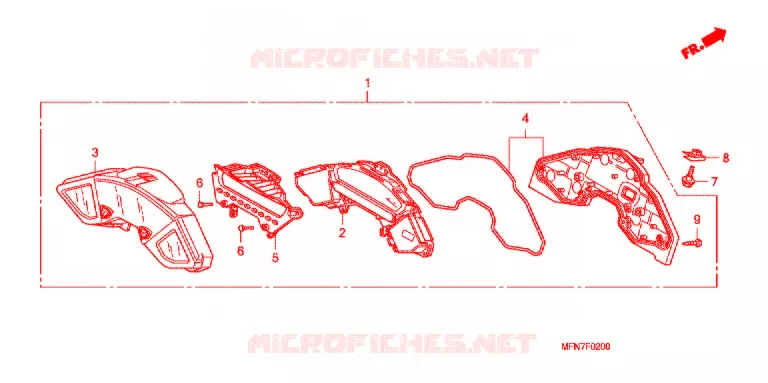 COMPTEUR Honda MOTO 1000 CB 2012  CB1000RC