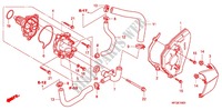 POMPE A EAU pour Honda CB 600 F HORNET ABS BLANCHE 34CV de 2012